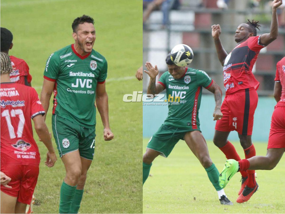 Marathón aplasta al CD Choloma en amistoso en el Rubén Deras y cierra pretemporada de cara al Apertura 2024