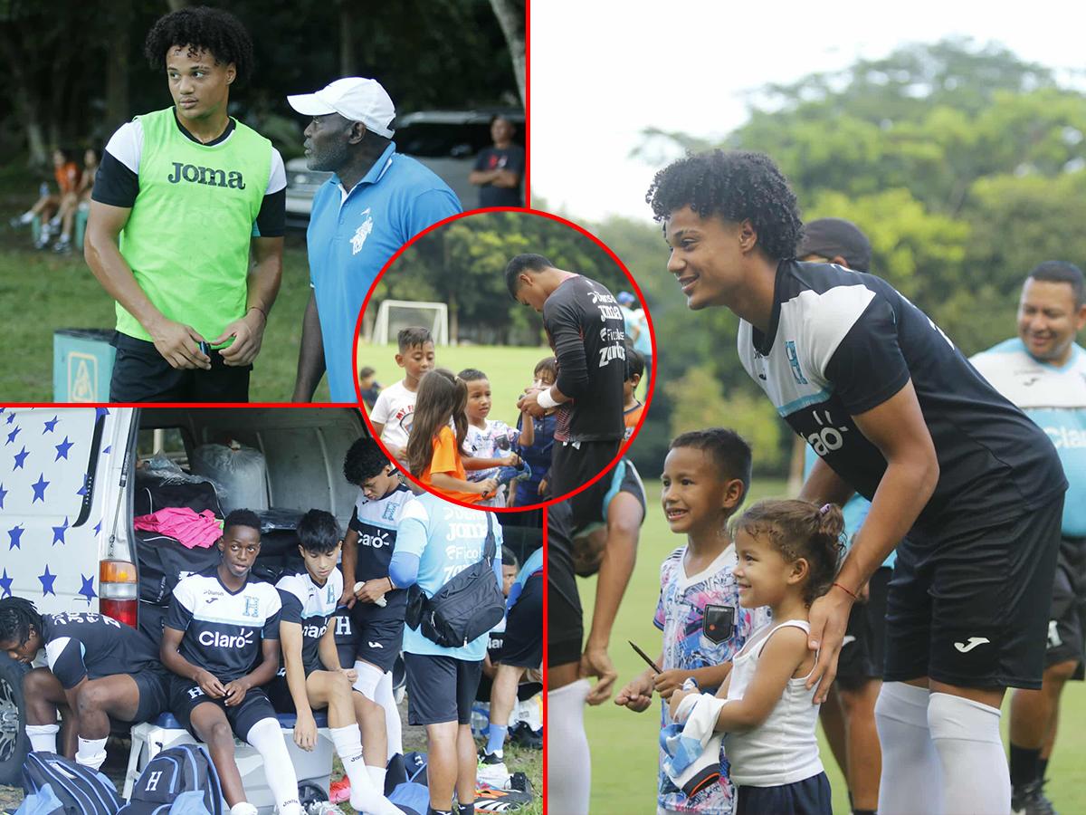 La Sub 17 de Honduras afinó detalles para viajar a Qatar: La exfigura de la 'H' que llegó a hablar con Luis Suazo y los niños pidiendo autógrafos