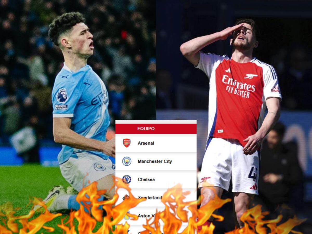 Manchester City le mete presión al Arsenal: Así marcha la tabla de posiciones de la Premier League