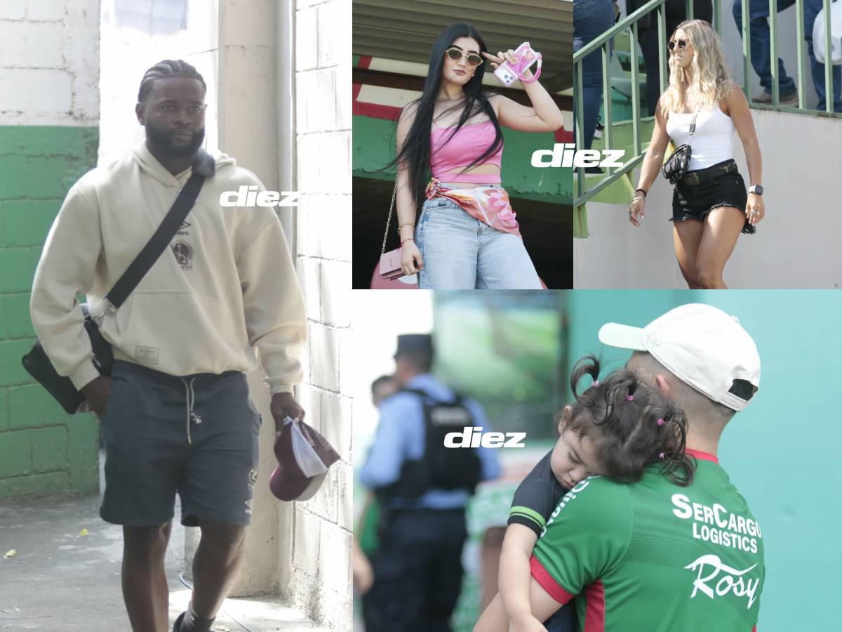 La argentina que robó miradas en el Marathón vs Olimpia: Jugador llegó con suéter entre el calor predominante y el hermoso color del ambiente