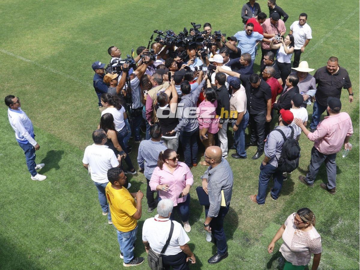 ¡Vienen dugouts nuevos! Así preparan el Estadio Morazán para su reapertura en el clásico Real España vs Olimpia