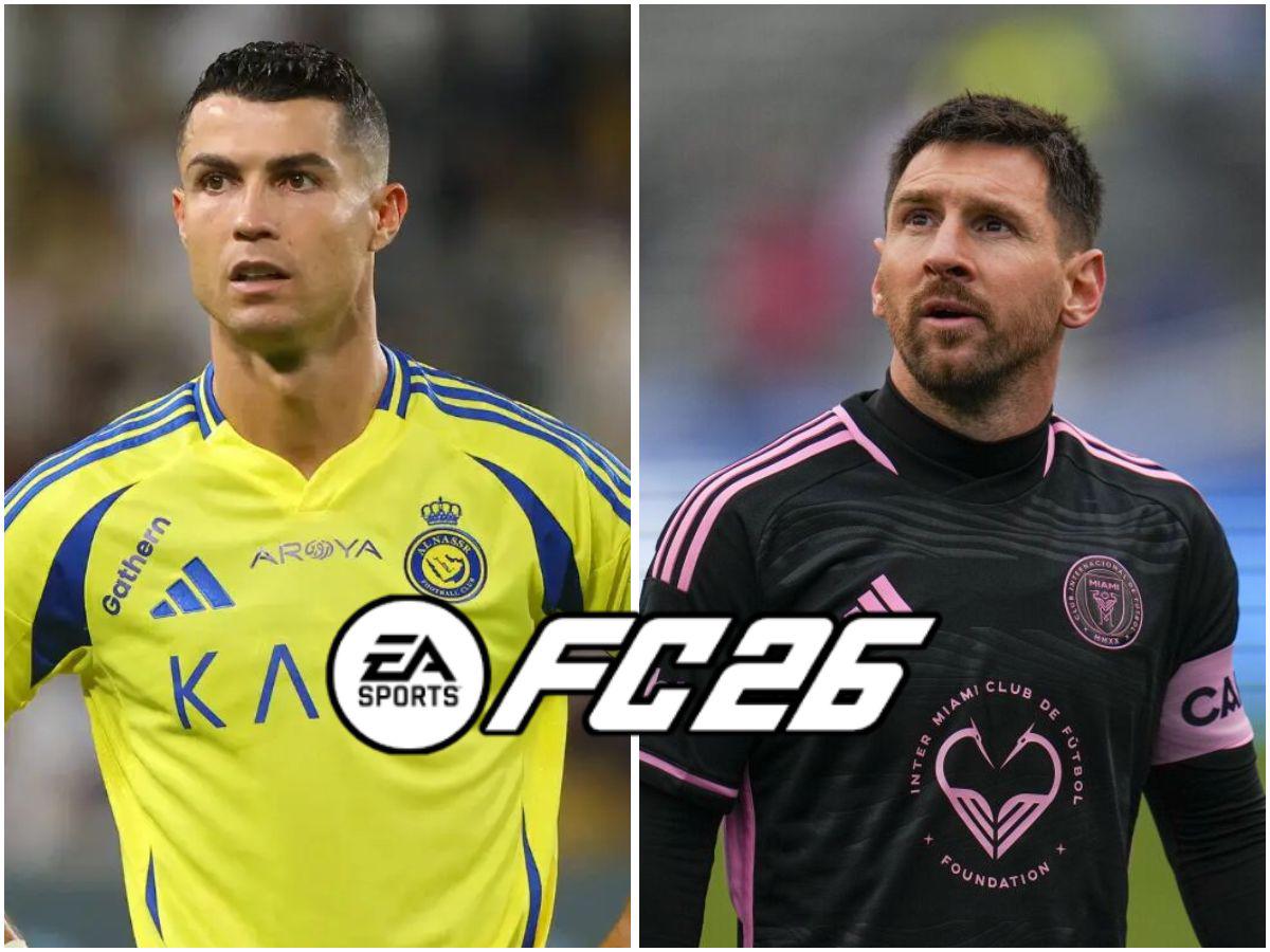 EA Sports FC 26: estos serían los ratings GLB de Cristiano Ronaldo y Lionel Messi