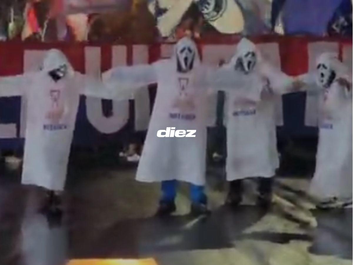 Hinchada de Olimpia inunda las calles del Nacional, dardo a Motagua y chicas cautivan en la previa del clásico