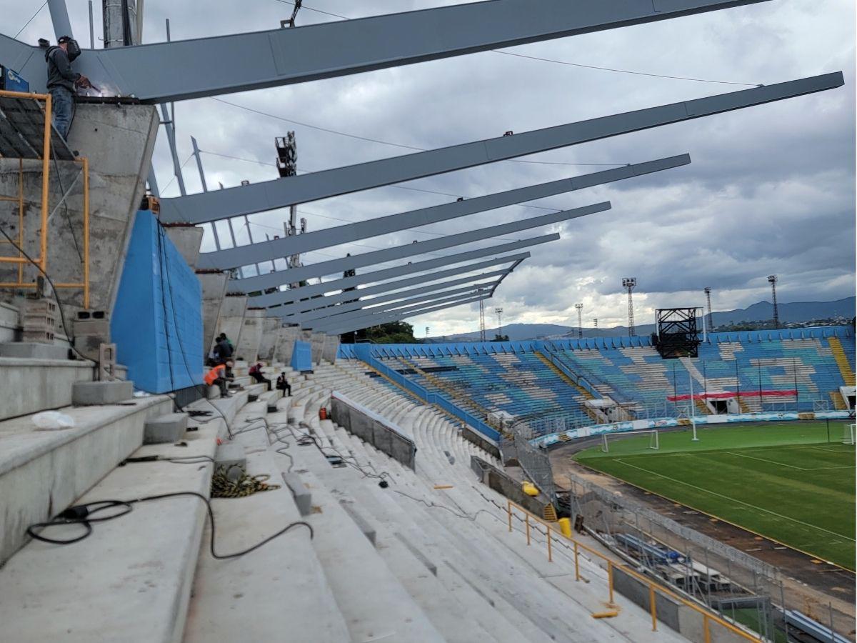 ¡Otro paso importante! Condepor anuncia finalización de trabes para el moderno techado de sol centro del Estadio Nacional