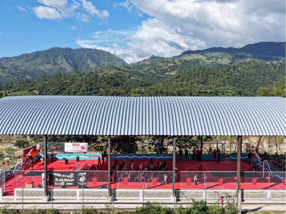 ¡Ya son 91 canchas! Condepor inaugura recinto deportivo en Marale, Francisco Morazán