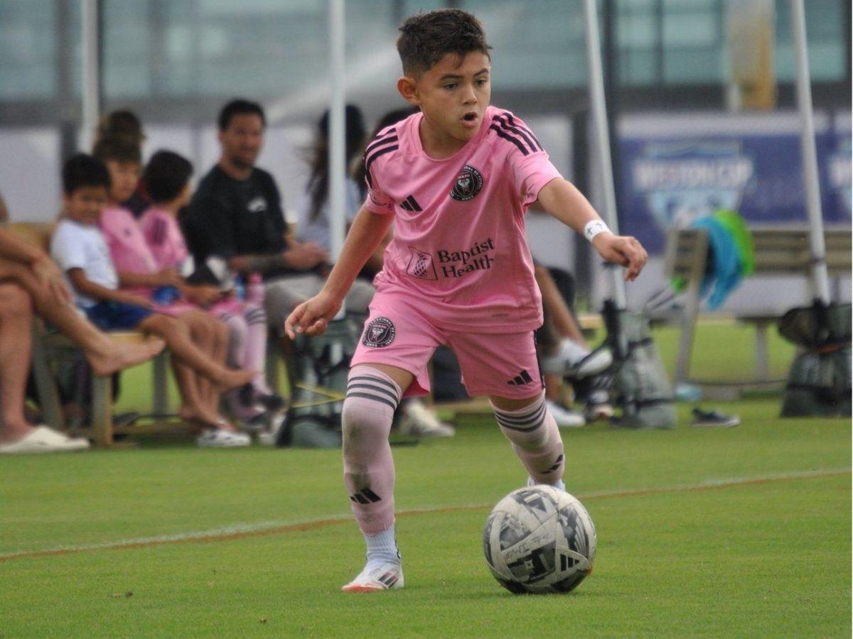 ¡Es la estrella con el hijo de Messi! Hondureño anota hat-trick y se corona campeón con la Sub-10 del Inter Miami