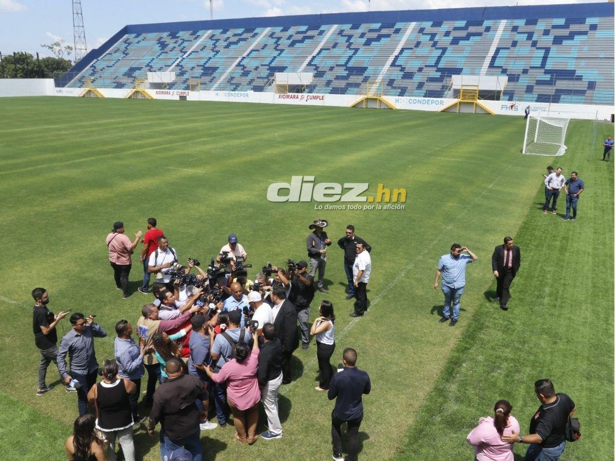 ¡Vienen dugouts nuevos! Así preparan el Estadio Morazán para su reapertura en el clásico Real España vs Olimpia