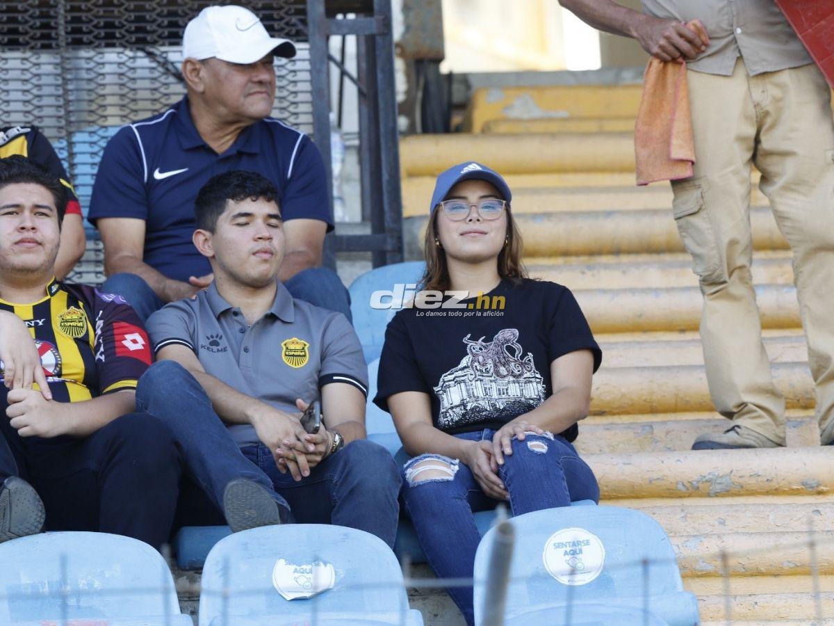 No se vio en TV: Tristeza en Marathón, Real España hizo una fiesta y las bellas chicas que se robó las miradas en el clásico