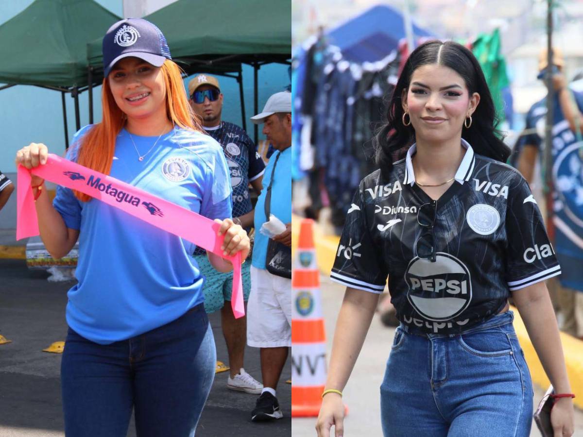 Barbie Policía robó suspiros: Las chicas del Motagua causan furor en la gran final