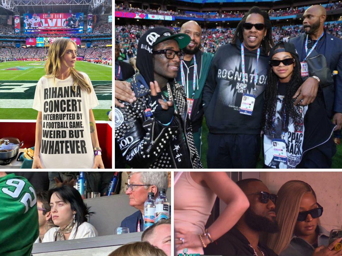 Super Bowl 2023: Famosos y celebridades que estuvieron presentes en el juego de Kansas City Chiefs vs Philadelphia Eagles