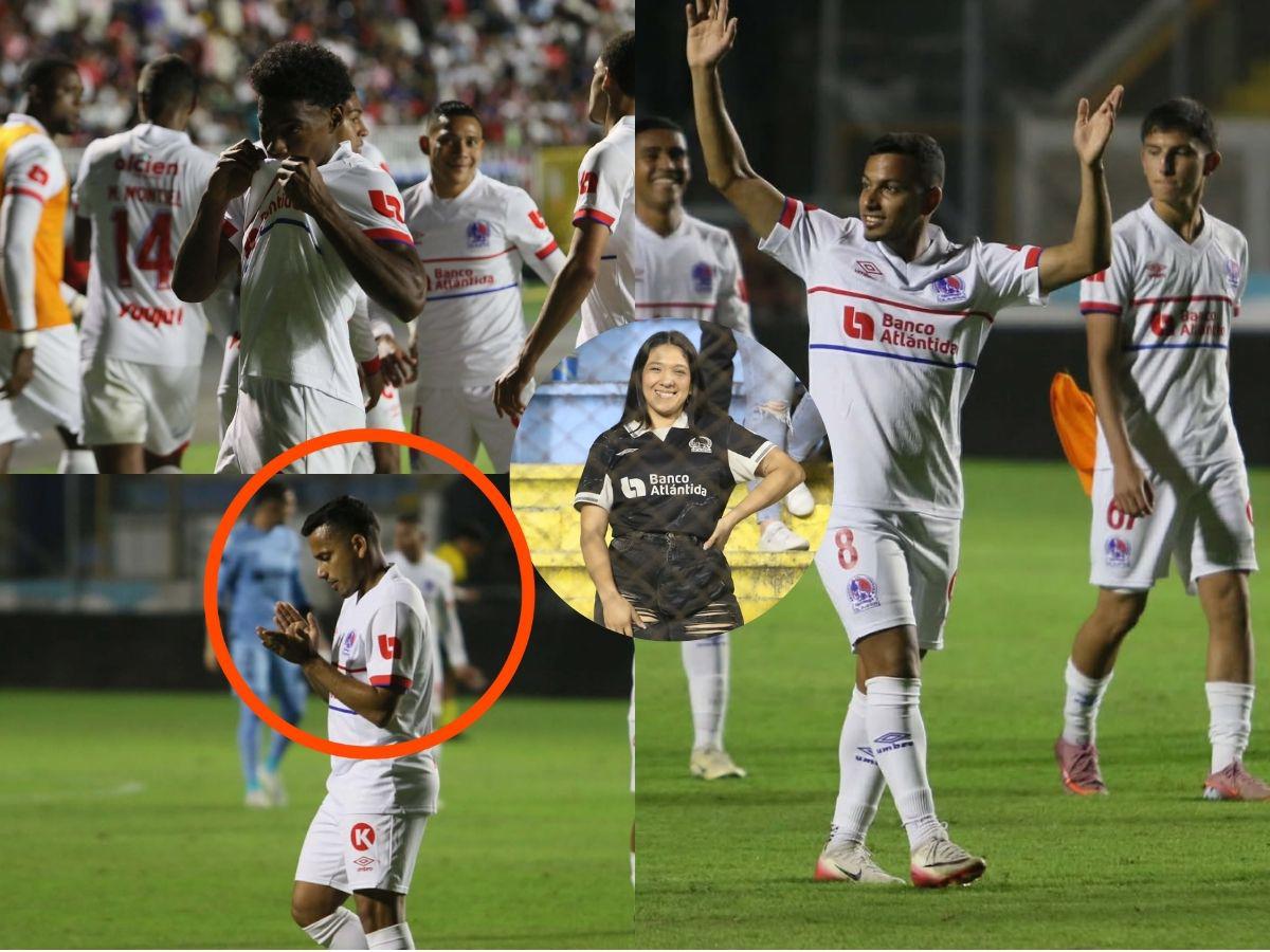 Afición sorprendió a Edwin Rodríguez, derroche de bellezas y tremendo festejo de Olimpia por una nueva final en Honduras