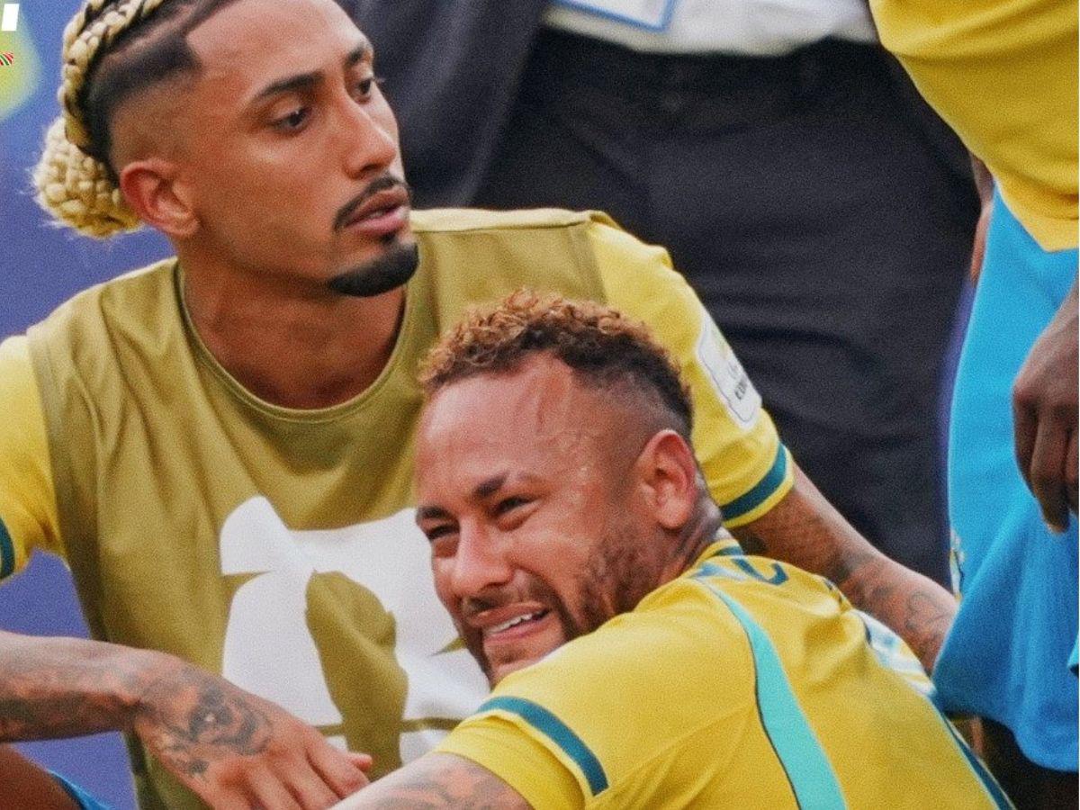 Llanto de Brasil, Vinicius señalado y Neymar se despedazó en el Mundial