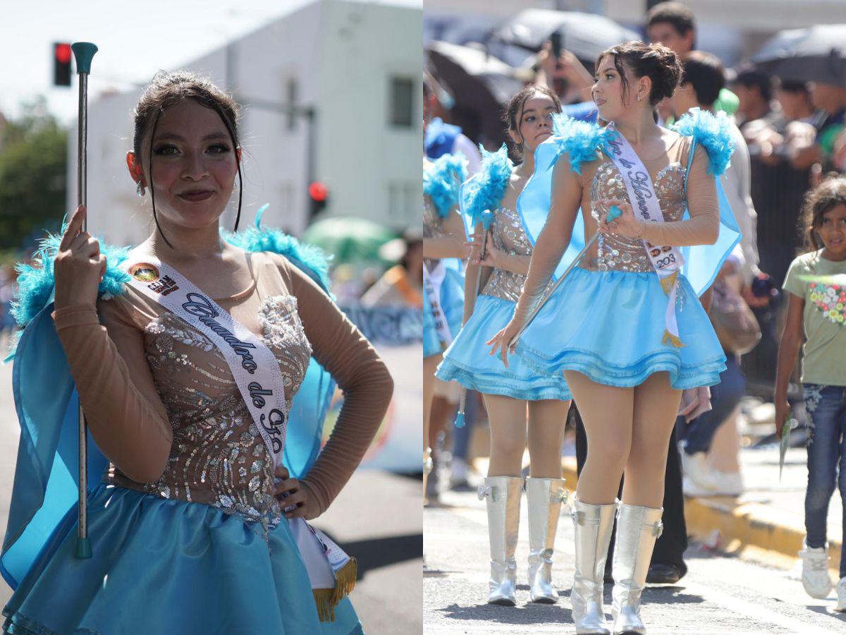 ¡Qué guapas! Las palillonas que enamoraron en los desfiles del Día de la Independencia en Honduras
