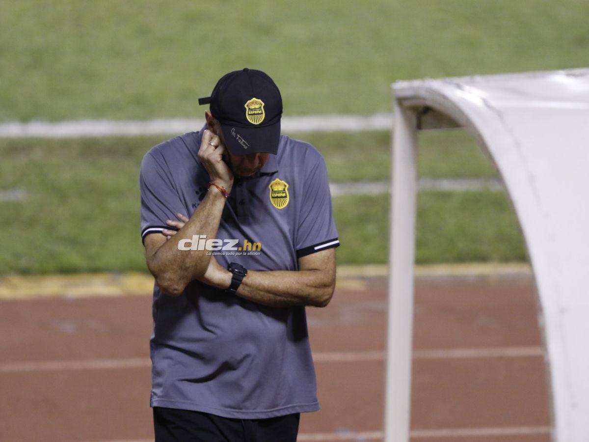 No se vio en TV: La bronca de Carlos Small, tristeza en Real España, locura de Rony Martínez y las hermosas policías en el Olímpico