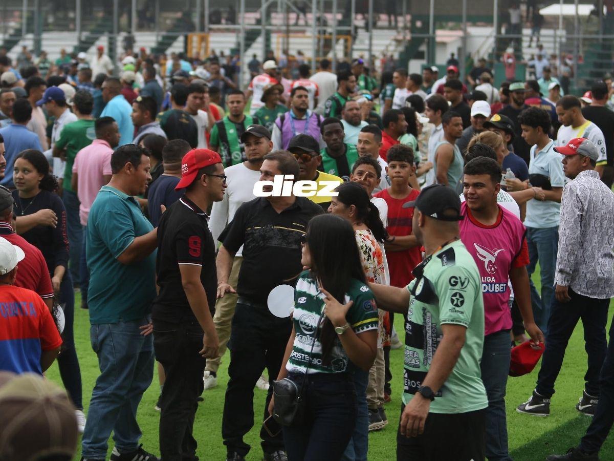 Juticalpa se queda en Liga Nacional de Honduras: sus hinchas invadieron el campo y los rostros de alegría en Olancho