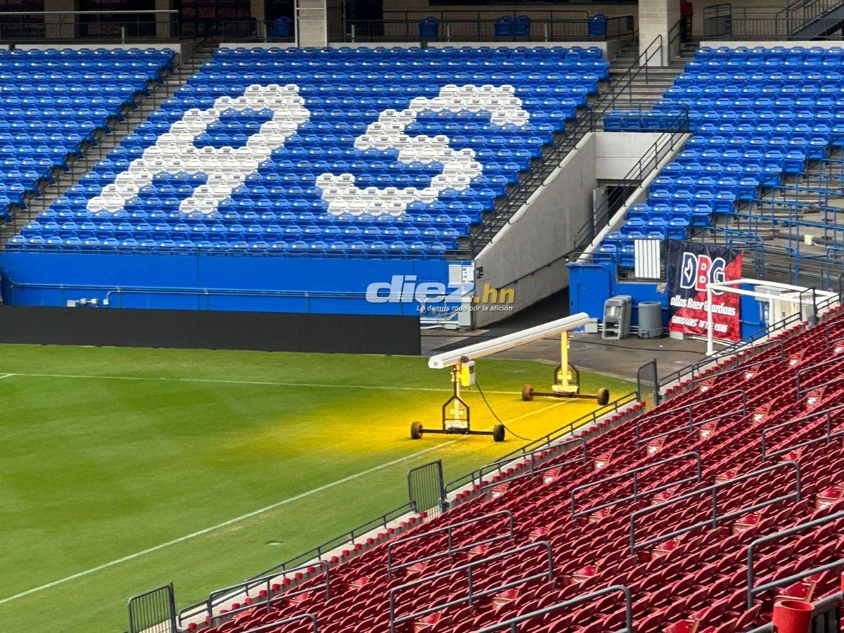 Con paneles solares y engramillado de mesa de billar: Así pulen el Toyota Stadium de Dallas para el Honduras vs Costa Rica