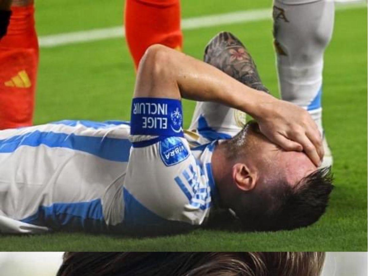 El llanto desconsolado de Messi, su horrible lesión de tobillo y las lágrimas de Di María en la final de Copa América