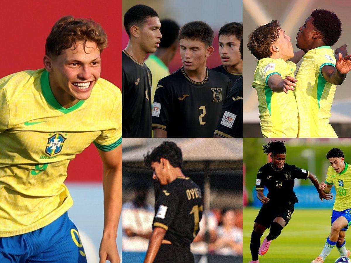 Tristeza en la Sub-17 de Honduras, Brasil bailó samba y el nuevo Haaland despedazó a la Bicolor en Qatar
