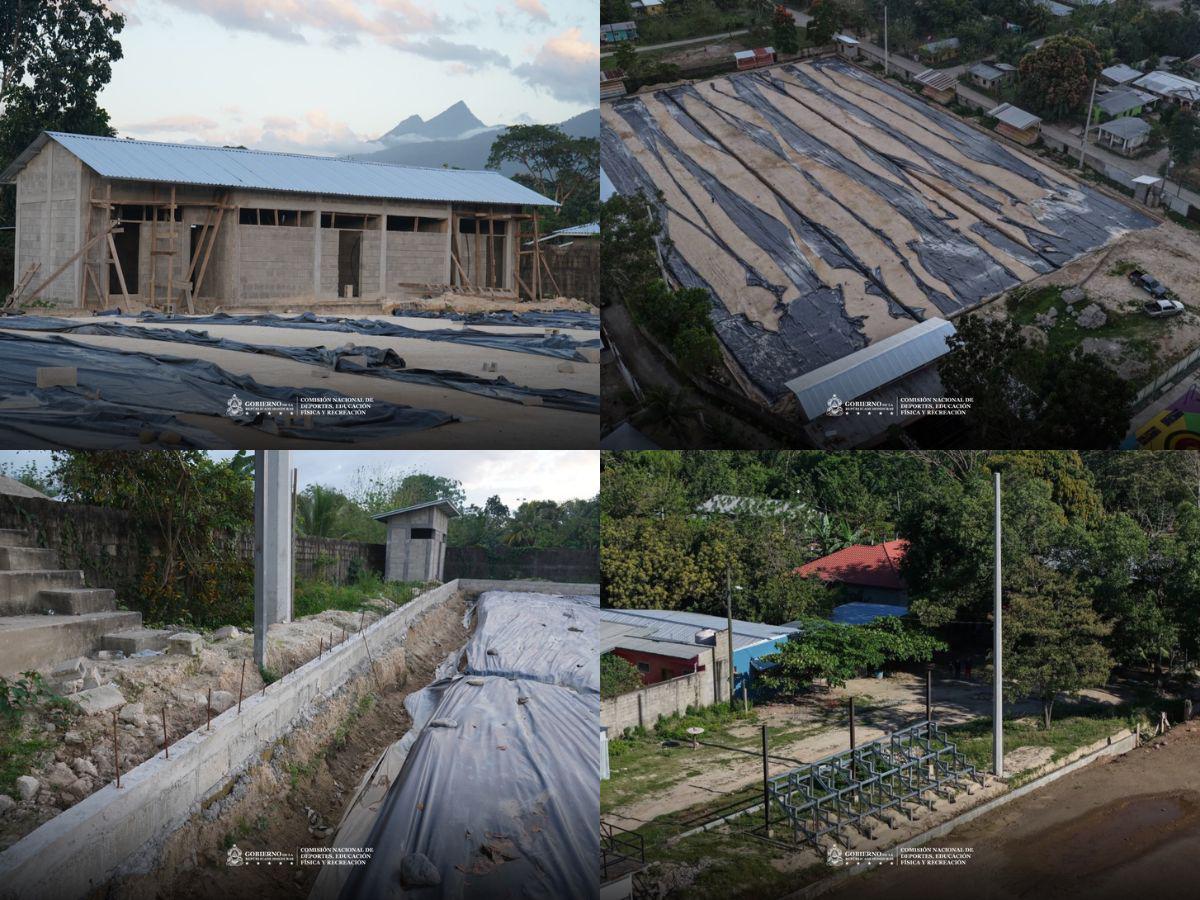 ¡A toda marcha! Condepor acelera proyectos de canchas de fútbol en municipios del departamento de Atlántida