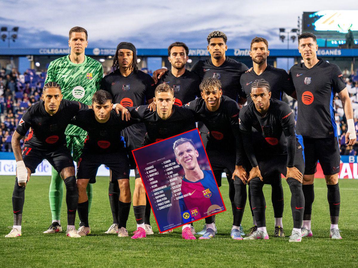 OFICIAL: Convocatoria del Barcelona para la vuelta ante el Dortmund en Champions League: regresa figura y baja de peso