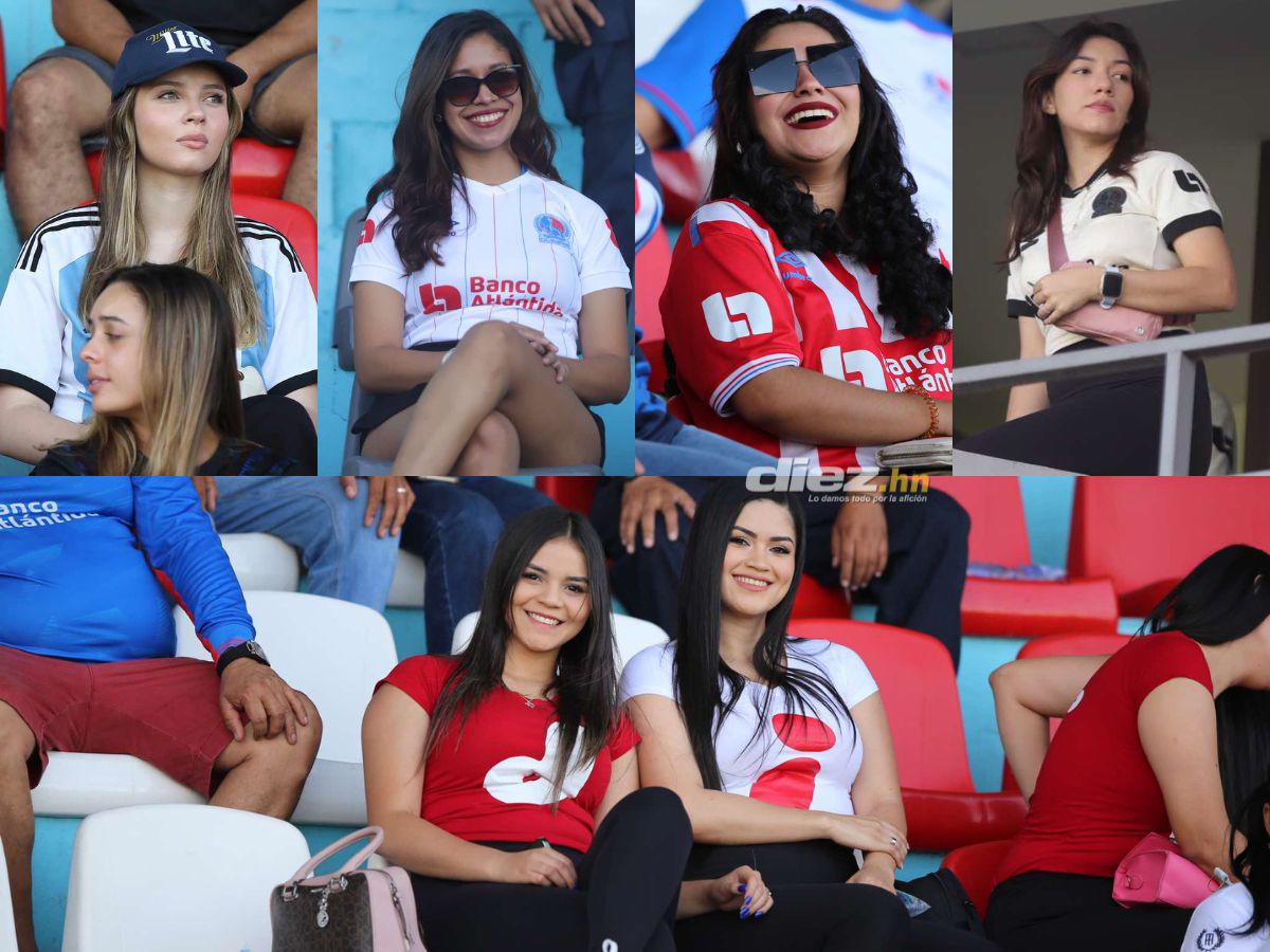 ¿Quién era la chica del Iphone? Las hermosas damas que causaron furor en la previa del derbi Olimpia vs Motagua