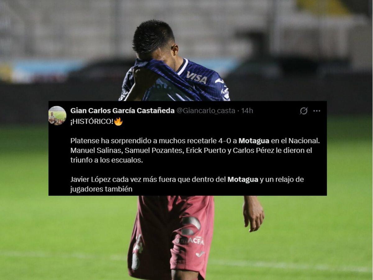 Motagua es un bochorno: Señalan los culpables de la humillante goleada ante Platense en Liga Nacional