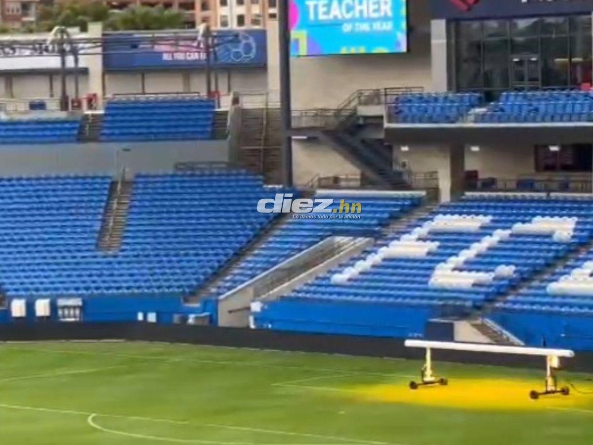 Con paneles solares y engramillado de mesa de billar: Así pulen el Toyota Stadium de Dallas para el Honduras vs Costa Rica