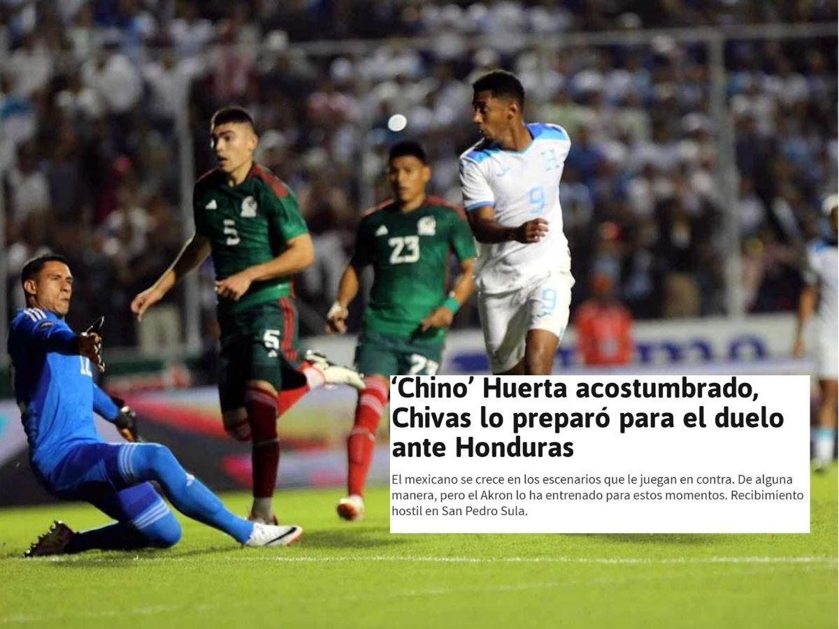 Faitelson deja último dardo a Honduras y prensa de México pone al Chino Huerta como “MVP”: “Hay que ganarles”