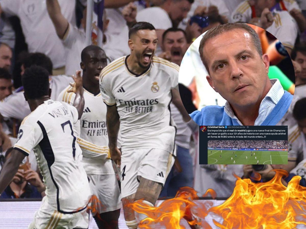 “Robo” “¿por qué soy Barcelona?”: Cristóbal Soria y la prensa internacional estalla tras el triunfo del Real Madrid vs Bayern