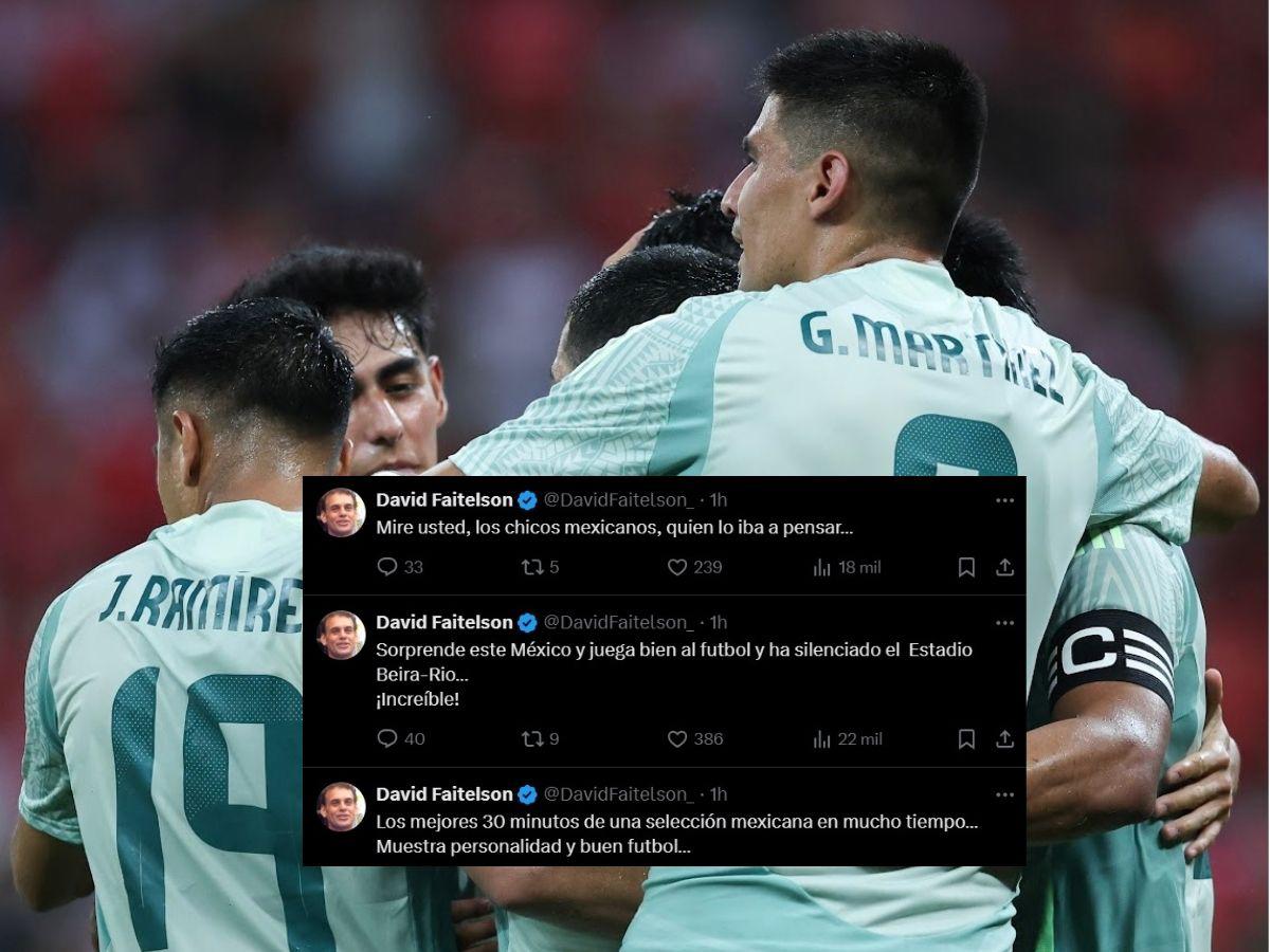 Comentarista de México dispara contra detractores tras triunfazo del Tri ante Internacional y Faitelson se rinde: “Tomen”