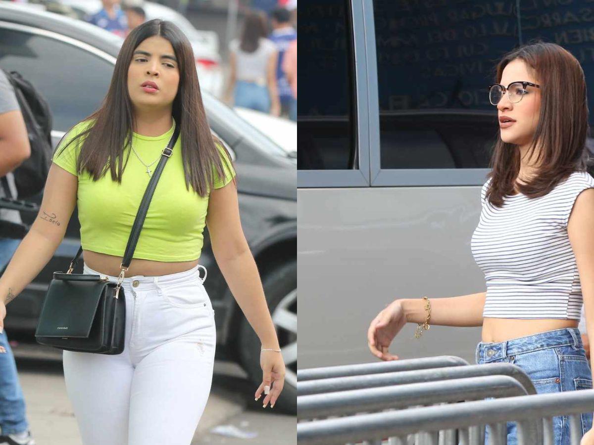 ¿Quién era la chica de verde? Derroche de bellezas en la previa del Olimpia-Motagua, ¡Bengtson fue sorprendido!