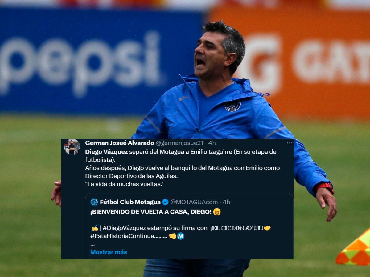 Prensa hondureña se rinde al retorno de Diego Vázquez al Motagua: “Volvió el más exitoso”, “Regresa el que no debió irse”