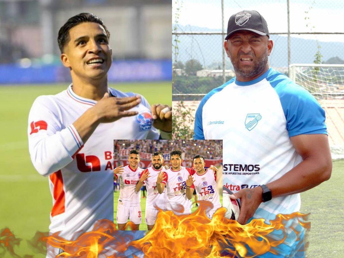 Michaell Chirinos le responde a Muma Bernárdez tras polémica con los “cuatro fantásticos” de Olimpia: “Es bienvenido para mí”