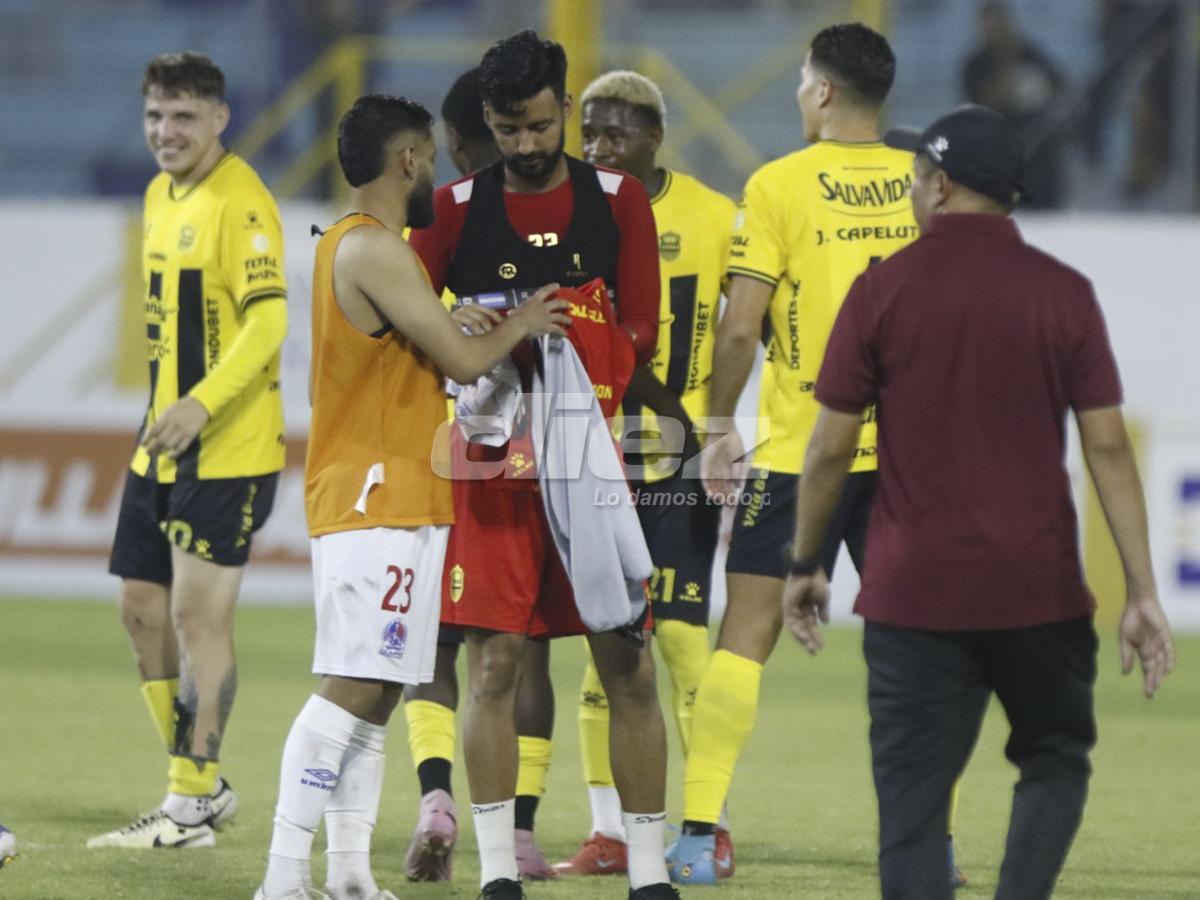 No se vio en TV: peleas entre dirigentes aurinegros y cuerpo técnico del Olimpia; los empujones y la furia del árbitro