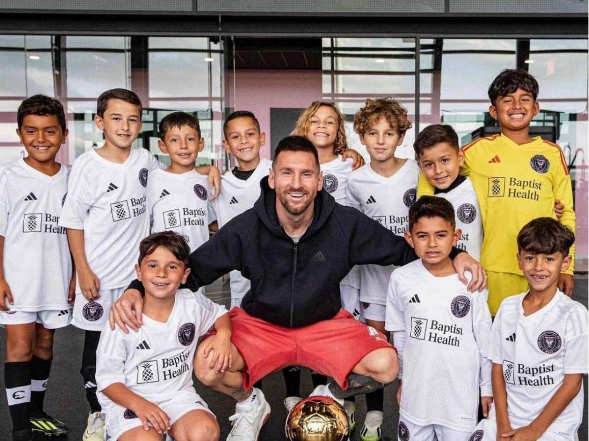 ¡Es la estrella con el hijo de Messi! Hondureño anota hat-trick y se corona campeón con la Sub-10 del Inter Miami
