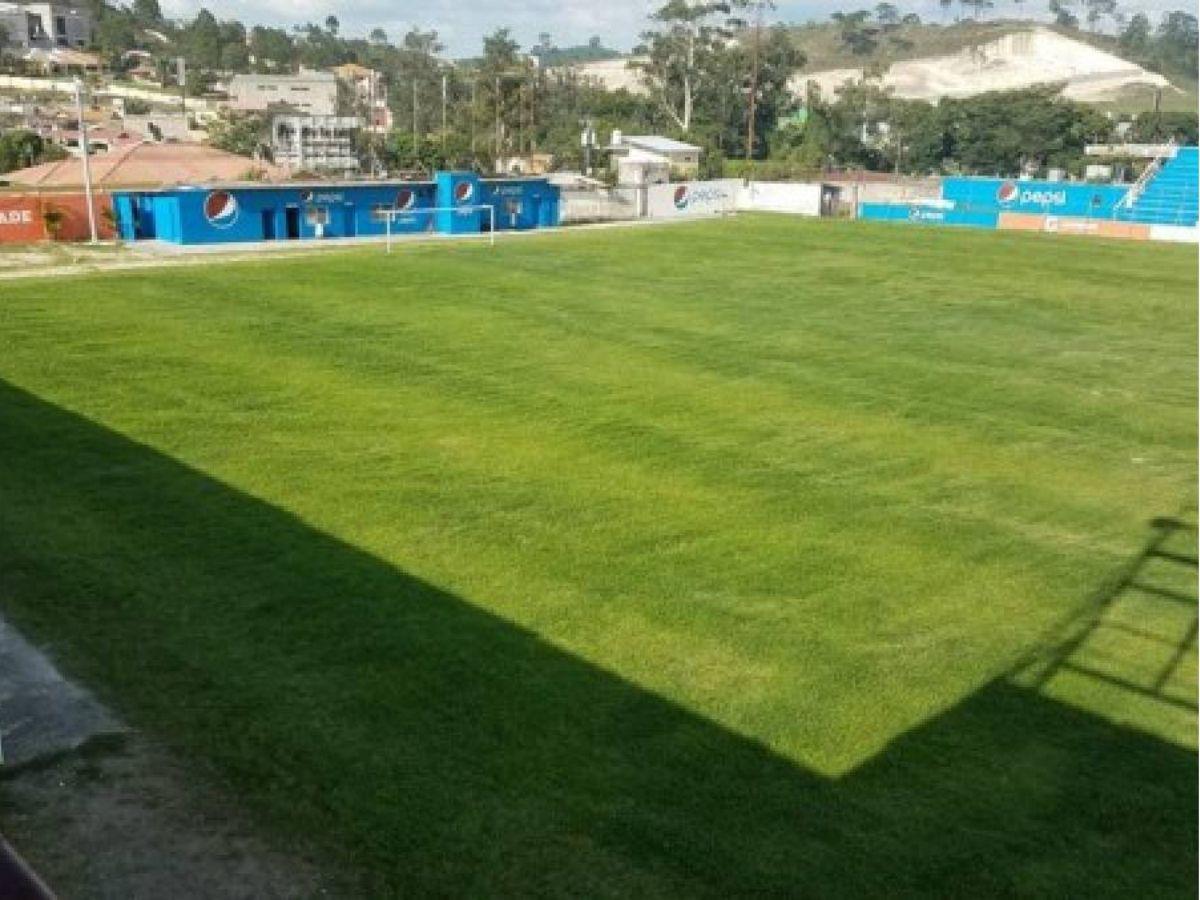 ¡Como mesa de billar! Así luce el remodelado Estadio Sergio Reyes de Santa Rosa de Copán