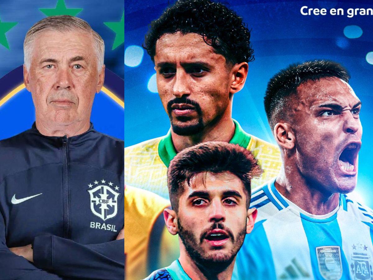 Ancelotti debuta en la Eliminatoria Sudamericana: partidos, horarios y dónde ver la jornada 15 de Conmebol