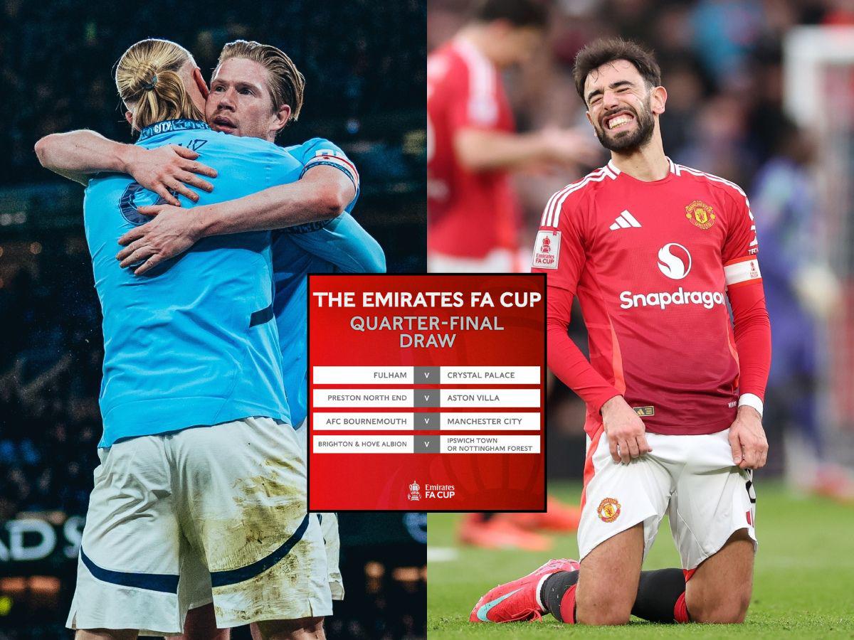 Manchester City ya conoce a su rival y el United se queda en el camino: estos son los cruces de cuartos de la FA Cup