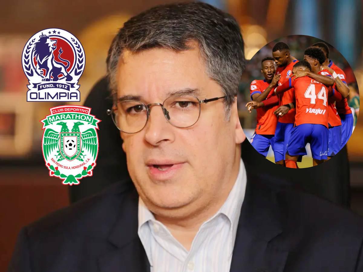 Presidente del Olimpia oficializa dos bajas, Jorge Álvarez y Alajuelense, además su postura al criticado formato de Liga: Es obligación el título