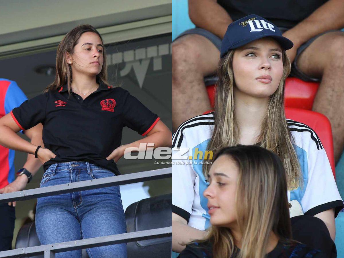 ¿Quién era la chica del Iphone? Las hermosas damas que causaron furor en la previa del derbi Olimpia vs Motagua