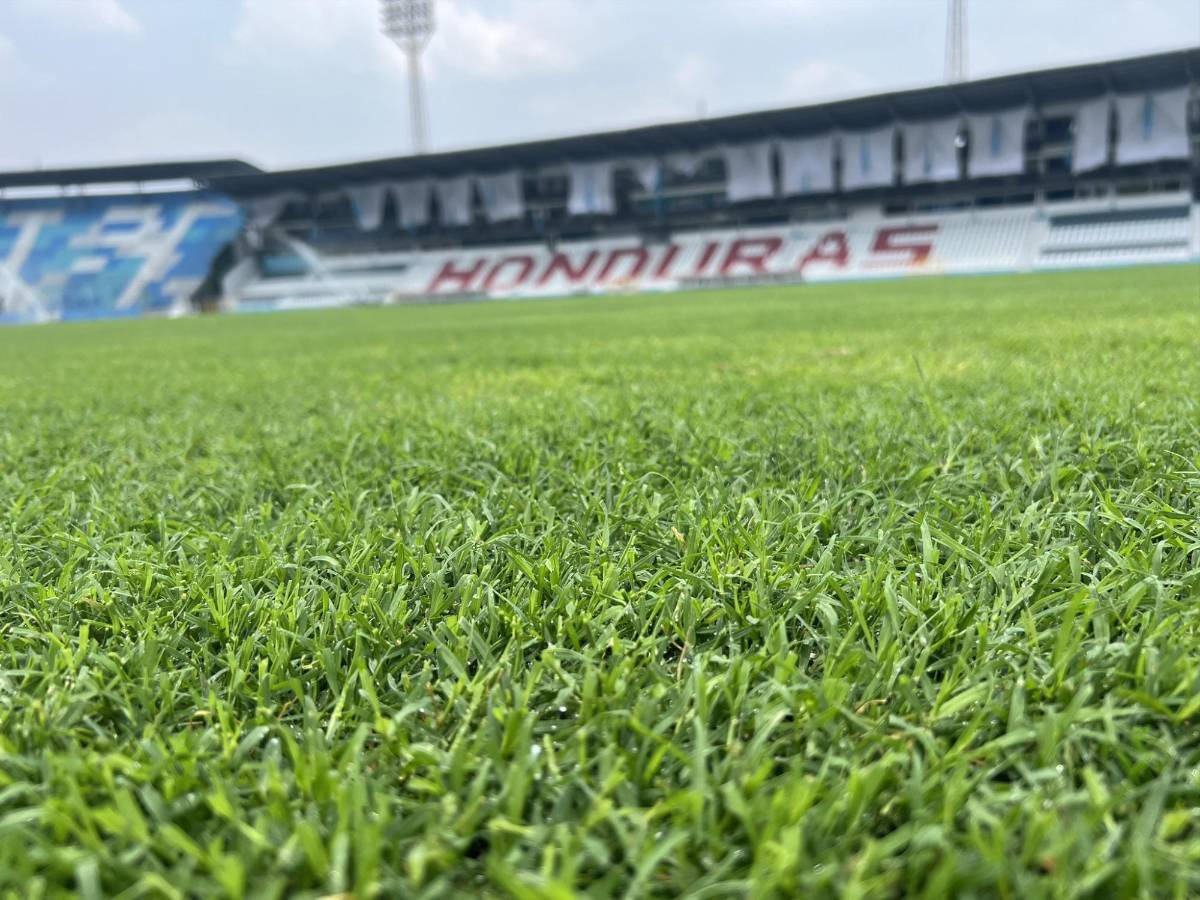 ¡Mesa de billar! Así luce la nueva cancha del Estadio Nacional Chelato Uclés: ¿la mejor grama de Centroamérica?