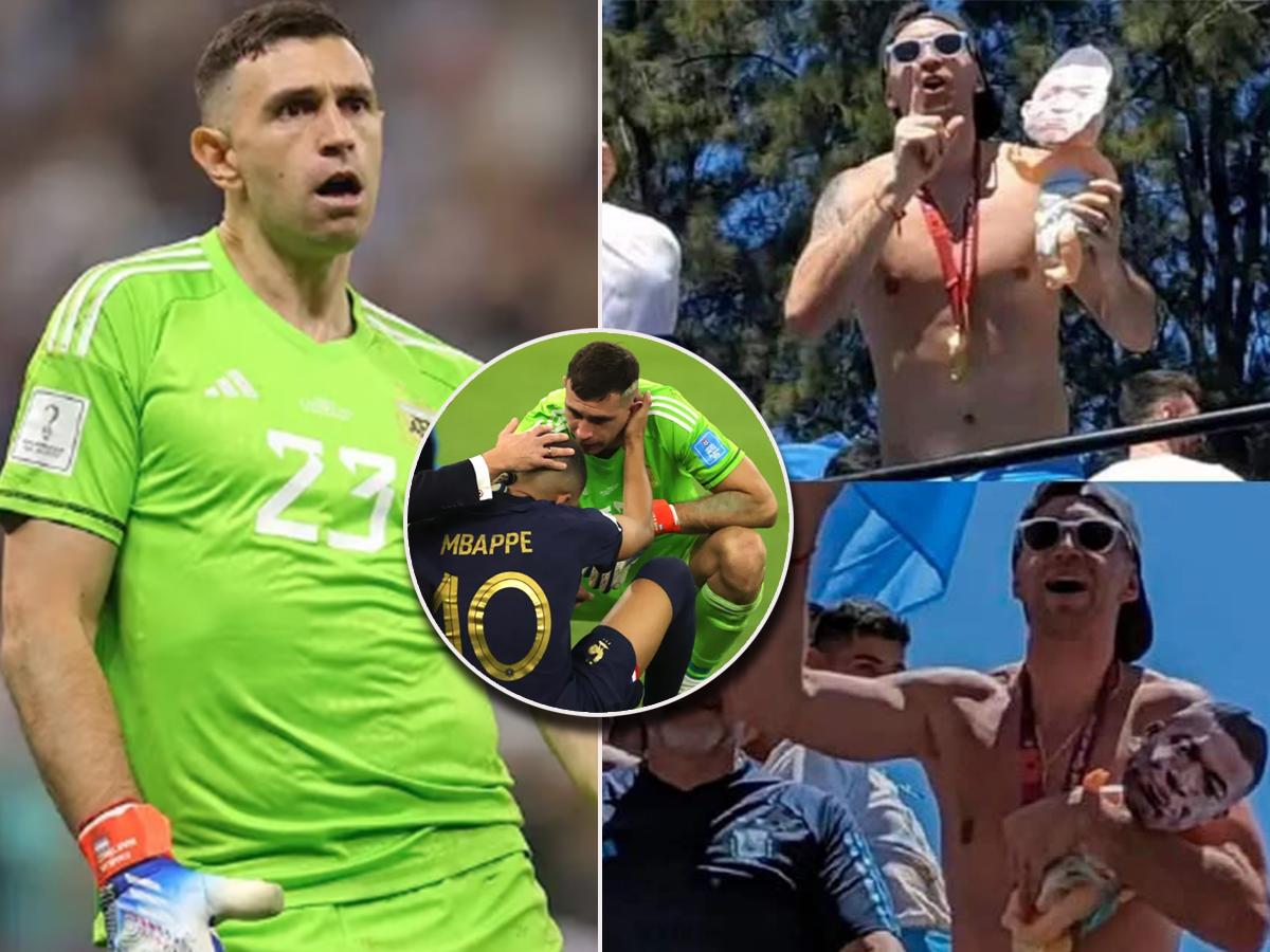 Dibu Martínez habla de sus polémicos festejos y destapa qué le dijo a Mbappé tras ganarle el Mundial: “¡Debe pensar que soy yo su muñeco!”