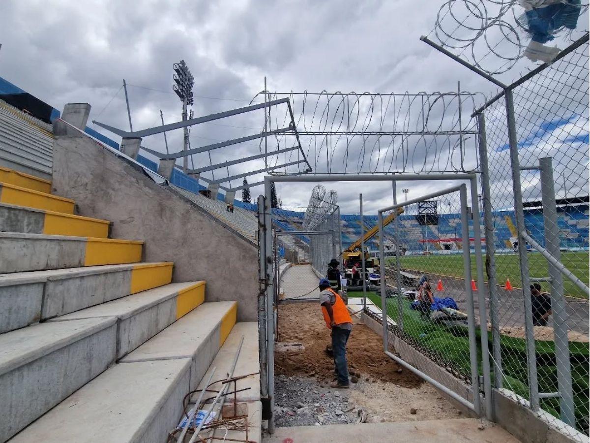 ¡El techo del Estadio Nacional agarra forma! Condepor instala el primer cuadrante en las gradas de sol centro