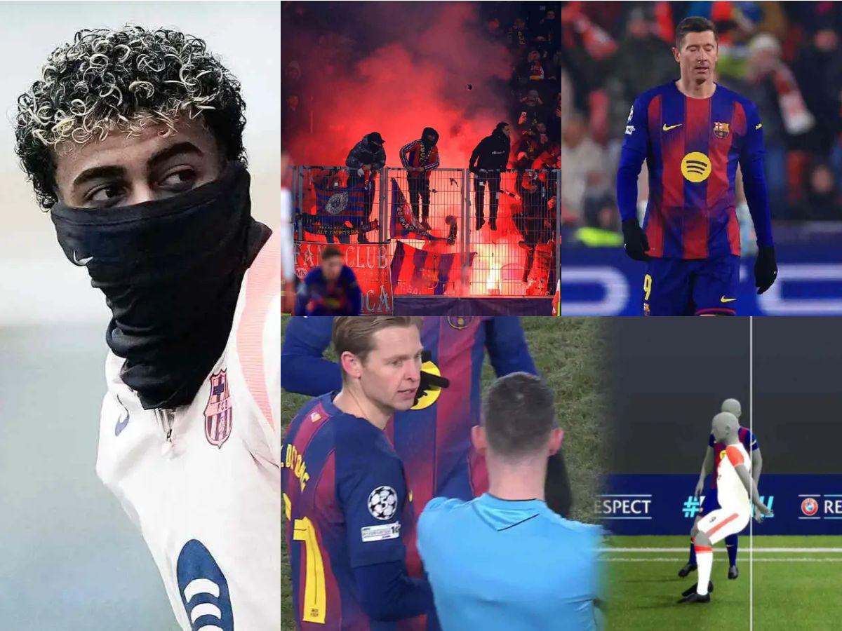 ¿Y Yamal? Barcelona enciende alarmas tras susto con jugador, VAR anuló polémico gol y el infierno rojo en Praga
