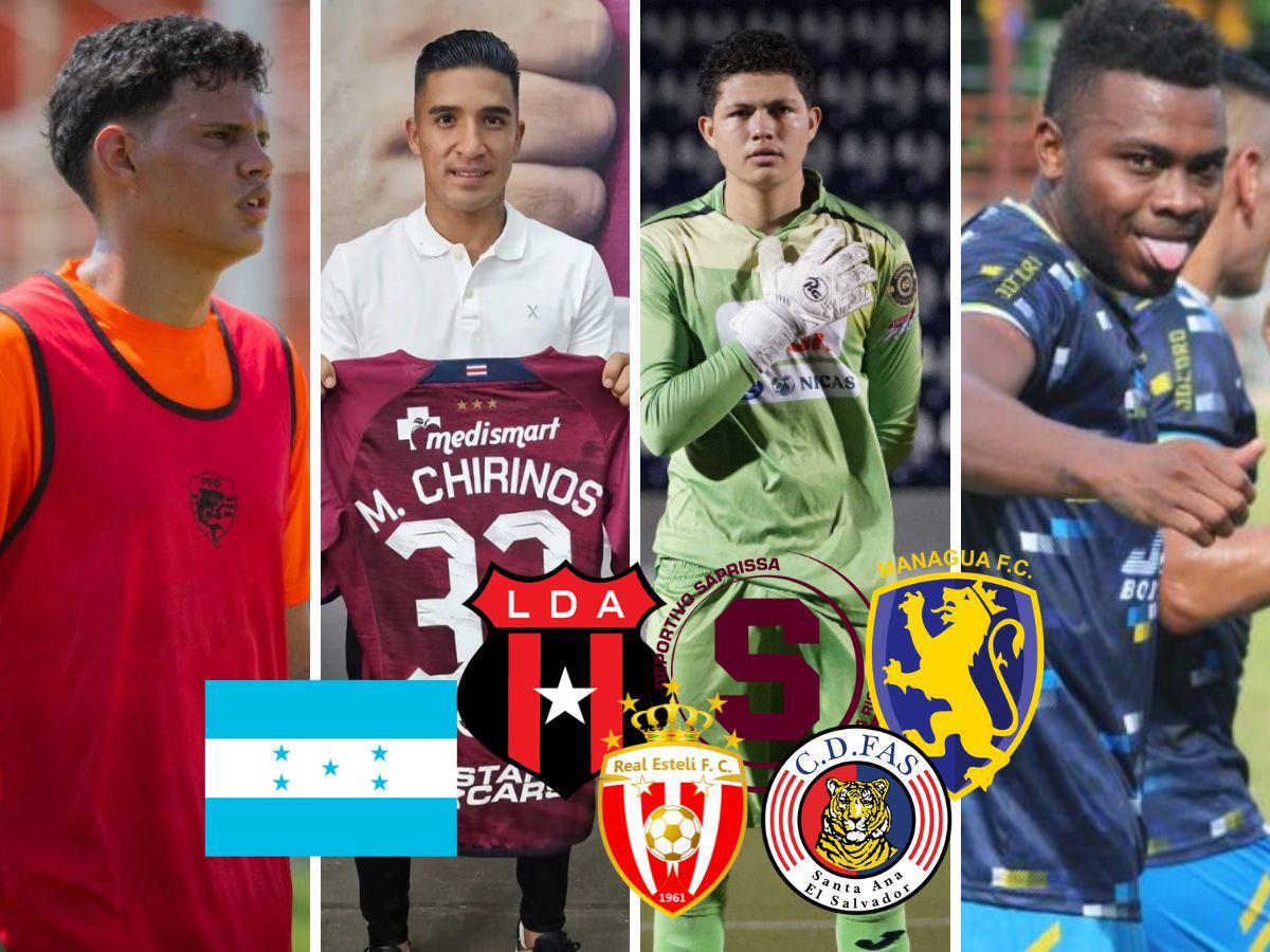Los 16 legionarios hondureños que competirán en Centroamérica: ¿Cuándo inician los torneos y en cuáles clubes militan?