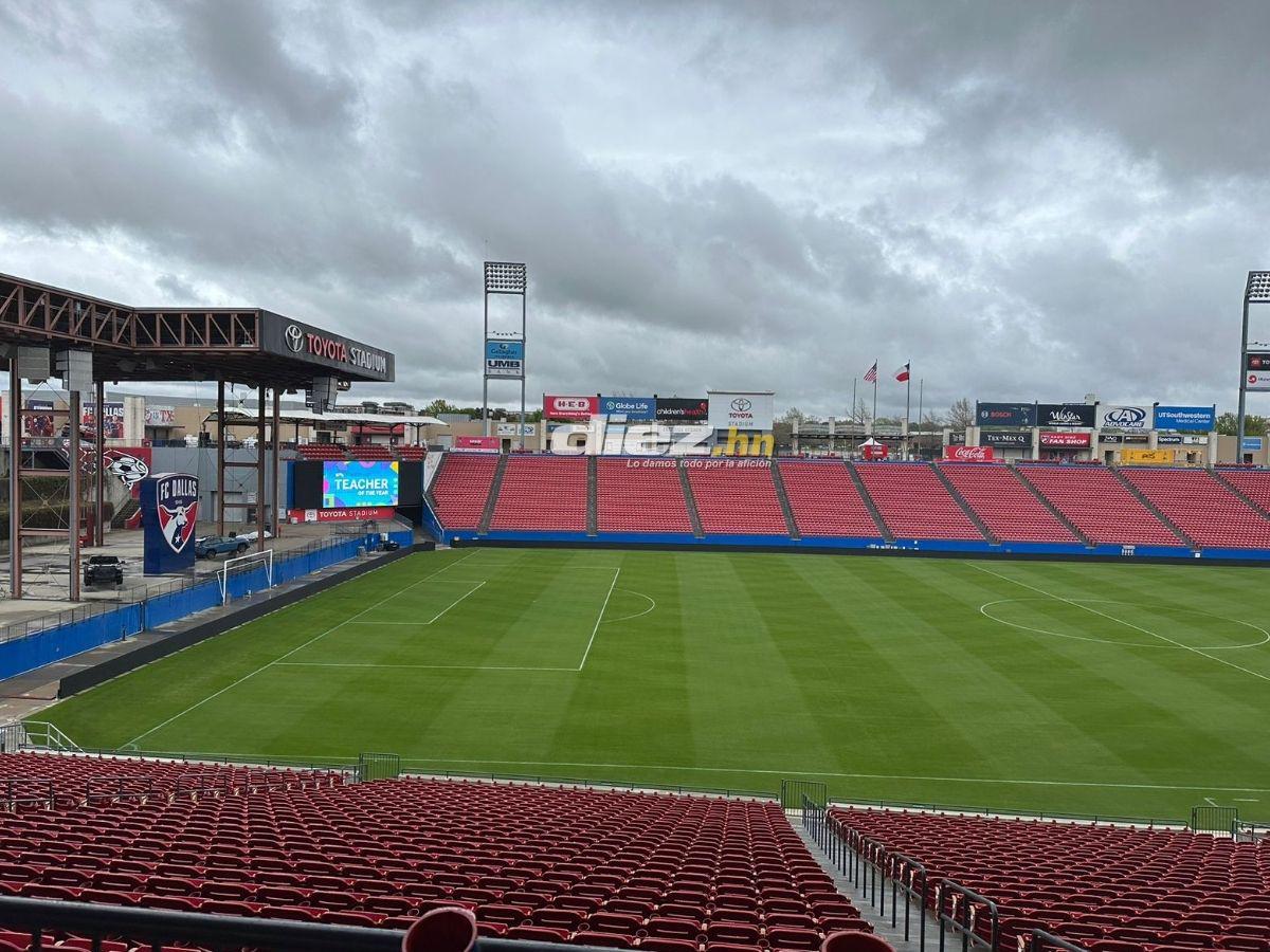 Con paneles solares y engramillado de mesa de billar: Así pulen el Toyota Stadium de Dallas para el Honduras vs Costa Rica