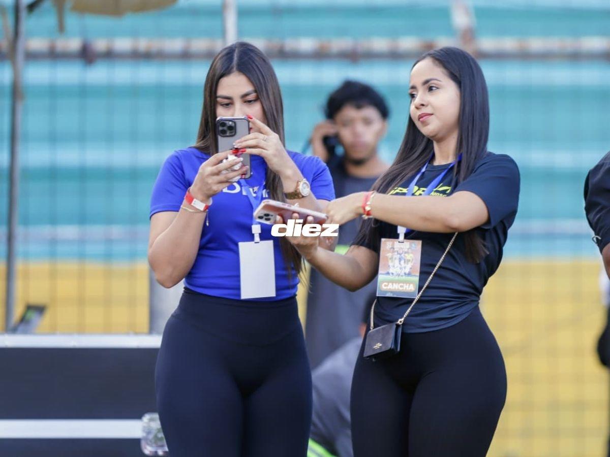 ¡Mamita querida! Milagros Flores robó suspiros y la belleza hondureña cautivó en la previa del juego de tiktokers