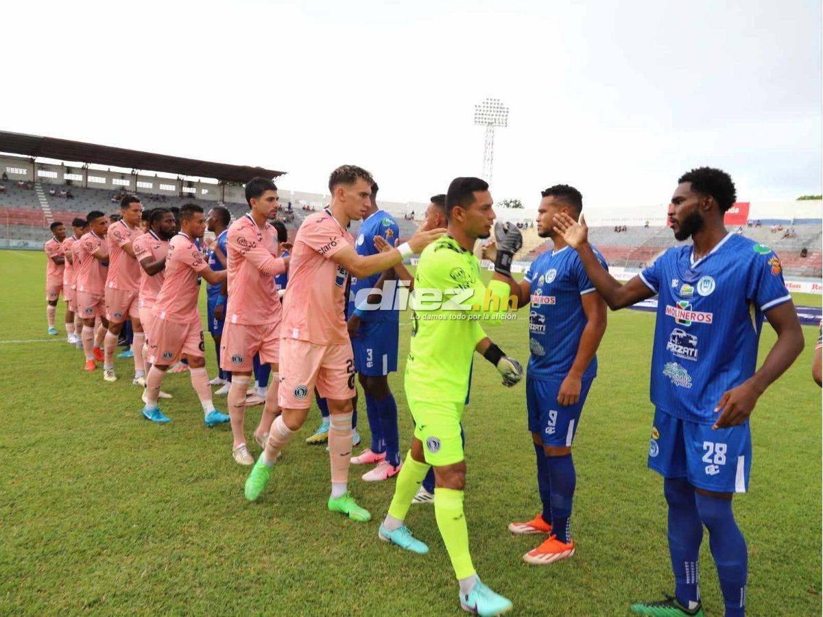 No se vio en TV: Motagua estrenó piel, barra del ciclón desató infierno azul, bronca del Victoria y el gesto Serrano
