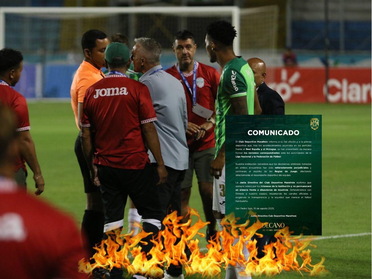 Marathón lanza fuerte comunicado tras errores arbitrales en los clásicos: Han sido perjudiciales...