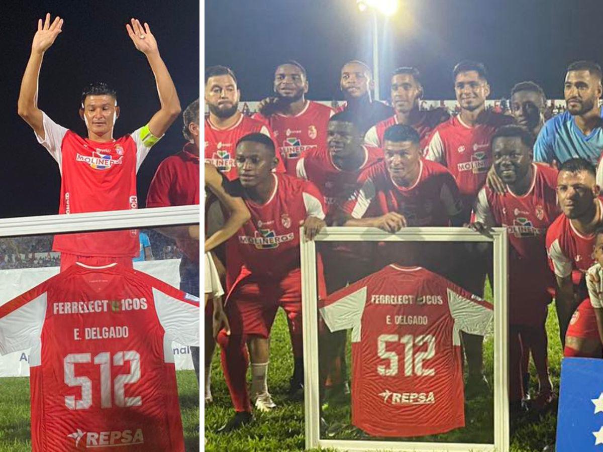 Histórico: “Camello” Delgado se convierte en el futbolista con más partidos en la Liga Nacional